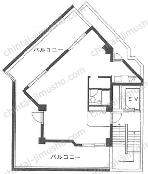DROP IN 代官山5階の間取図