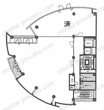 芝浦NAビルの間取図