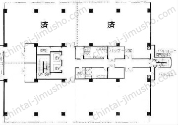 東武立野ビル7階の間取図