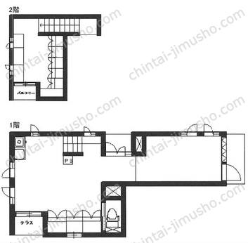 野尻マンションの間取図