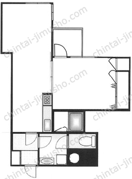 ライオンズマンション池袋の間取図