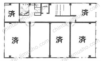 神谷ビルの間取図