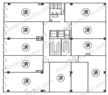 大久保フジビルの間取図