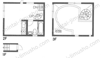 用賀Aフラットの間取図