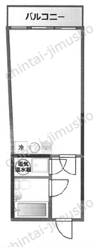 シャンボール北新宿の間取図