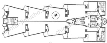 Gunkan東新宿ビルの間取図