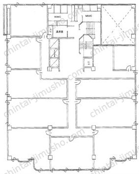 パレアナビル8階の間取図