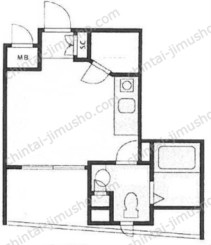 VORT銀座residenceの間取図