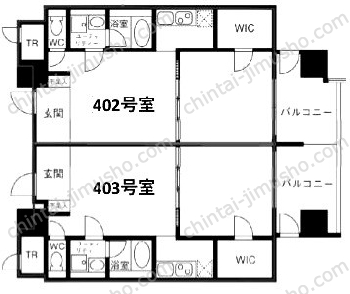 内神田渋谷ビル4Fの間取図