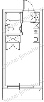 ハイツササキの間取図