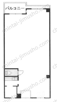 青山セブンハイツ4階の間取図