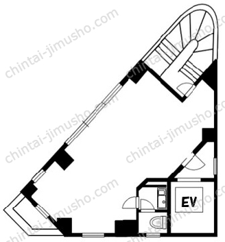 欅ビル6Fの間取図