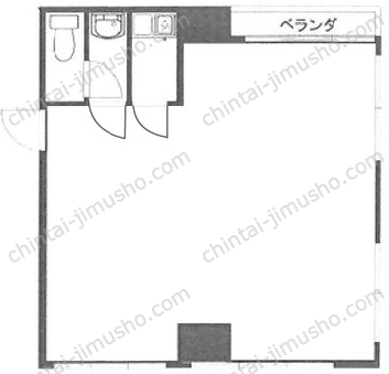 文京パークハイツ2階の間取図