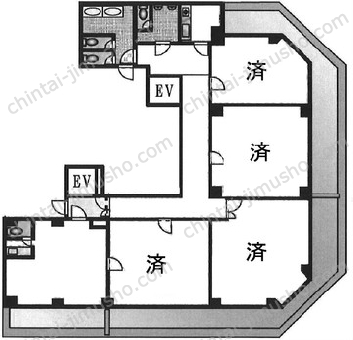 YKB新宿御苑ビル／IMB Office新宿御苑の間取図