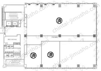 全国農業共済会館3Fの間取図
