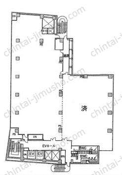 ラピロス六本木／MID POINT 六本木の間取図