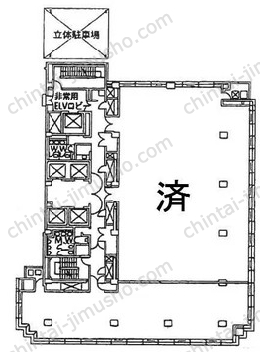 新横浜TECHビル B館の間取図