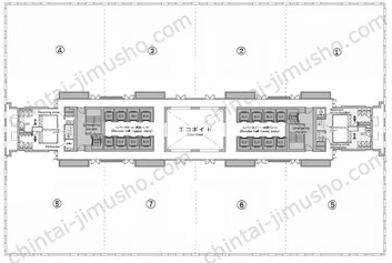 みなとみらいセンタービル17Fの間取図