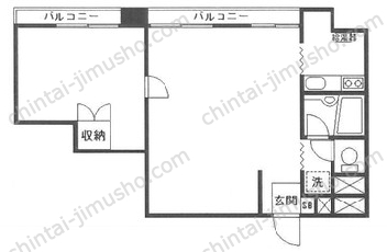 赤坂七番館の間取図
