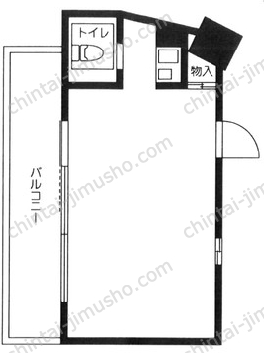 新宿ダイカンプラザ ビズネス清田ビル5階の間取図