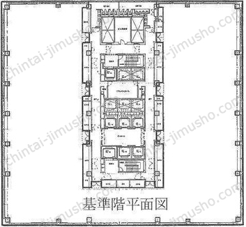 東京サンケイビル18階の間取図