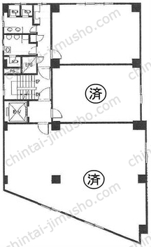 アーバンスクエア神田ビルの間取図