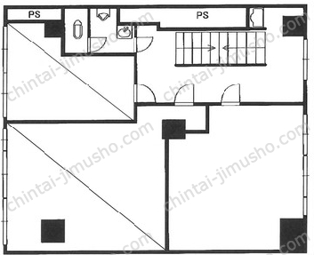 城辺橋ビル別館の間取図