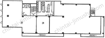 新陽ビルの間取図