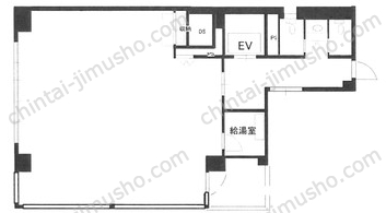 浅草橋KSビル4階の間取図