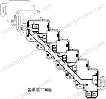 世田谷ビジネススクエアヒルズⅡの間取図