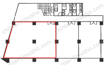 ハイツ三軒茶屋2階の間取図