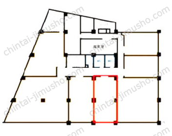 ハイツ三軒茶屋2階の間取図