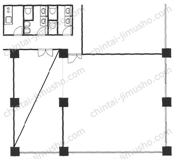 ハイツ三軒茶屋2階の間取図