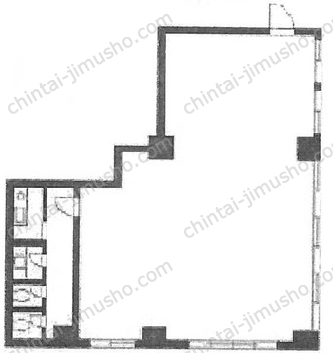 千代田ビル1階の間取図