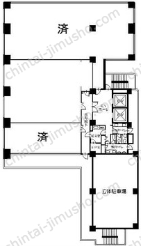 第15三ツ木ビルの間取図