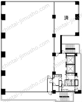第15三ツ木ビルの間取図