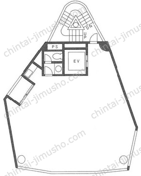 ランドコム麻布台4階の間取図