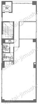 BizSQUARE 築地の間取図
