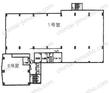 サンポウ池袋ビル2階の間取図