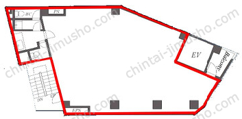 AS ONE東池袋ビル3階の間取図