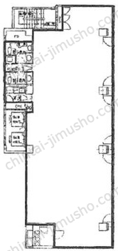 Daiwa築地ビル3階の間取図