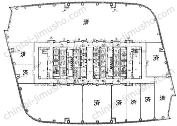 虎ノ門ヒルズ森タワーの間取図