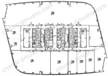 虎ノ門ヒルズ森タワーの間取図