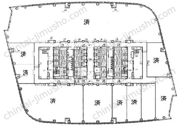 虎ノ門ヒルズ森タワーの間取図