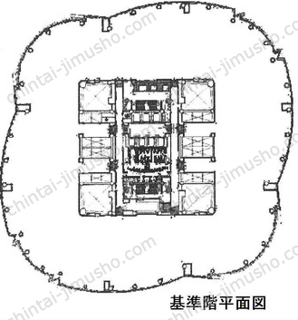 六本木ヒルズ森タワーの間取図