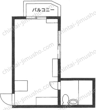 パーフェクトルーム2階の間取図