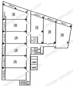 新陽ビルの間取図