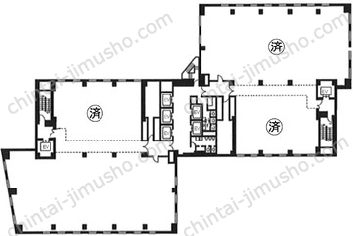 新宿サンエービルの間取図