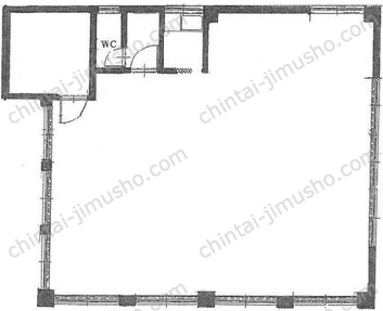 朝日広尾マンションの間取図