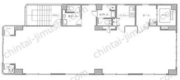 Uビルの間取図